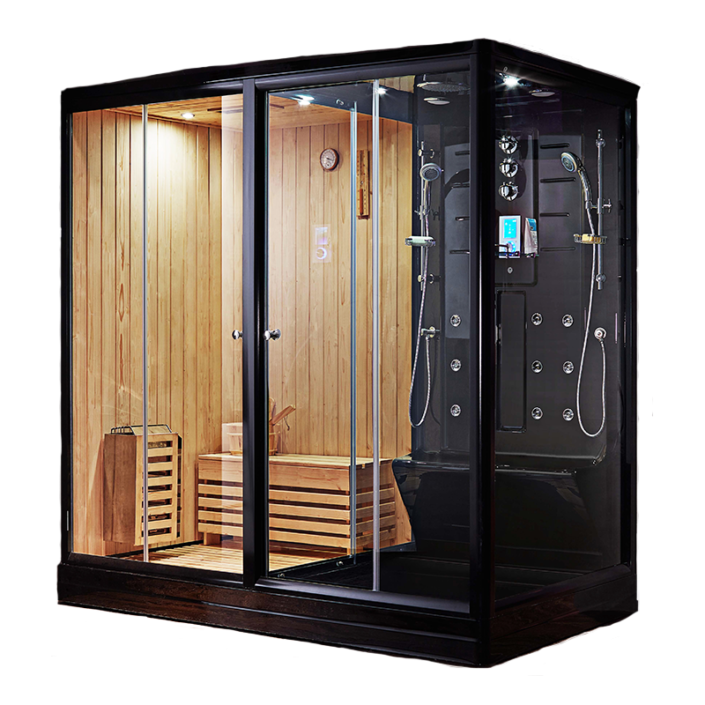 Boreal Combine Sauna Douche Hamam SH 200 Black Edition 2019